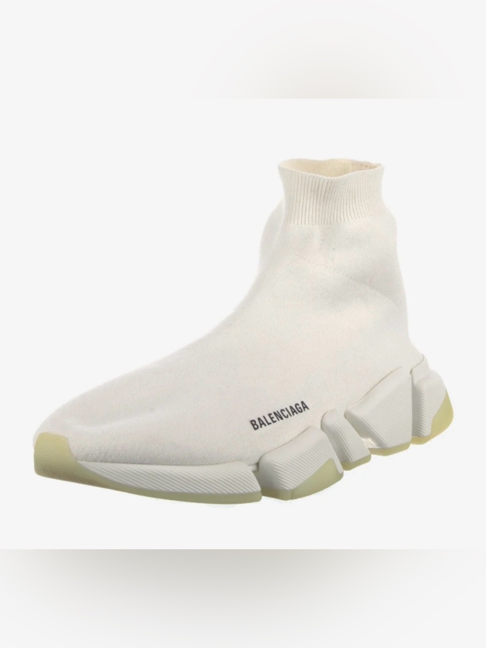 Balenciaga Speed 2.0 Knit Sneaker Light Gray Speed Trainer Sock Sneak